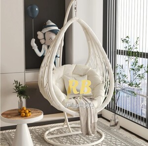 كرسي معلق فاخر بلونين السكري والبني