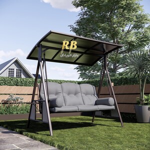 مرجوحة خارجية ثلاثية مع مظلة