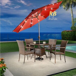 مظلة حديقة مضيئة